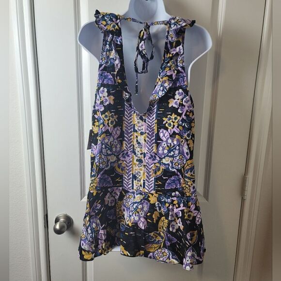 NWT- FREE PEOPLE Summer In Tulum Floral Tunic - Picture 6 of 12